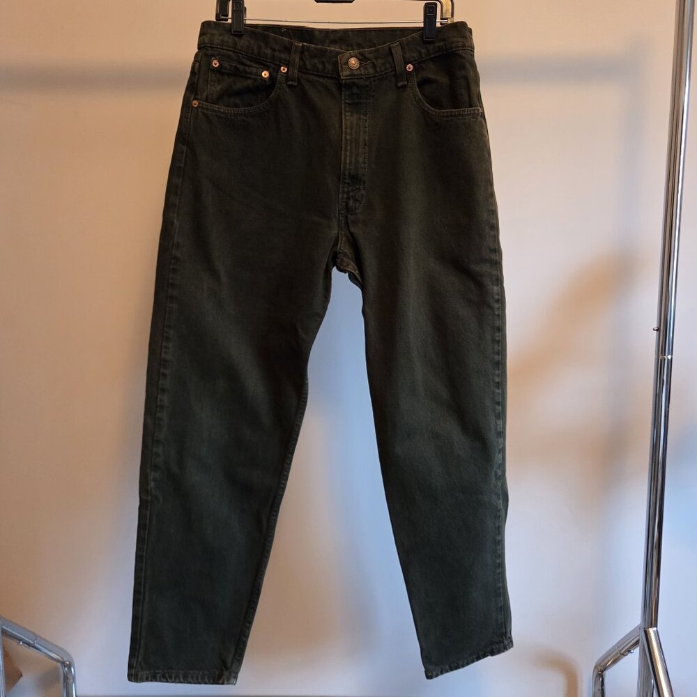 Vintage Levi's Men's 36 x 30 Green Jeans Style 550  Relaxed Fit